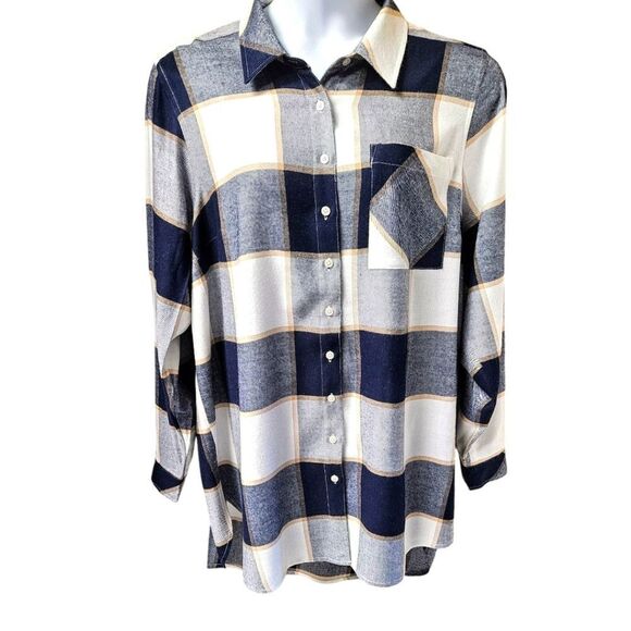 TORRID NEW LIZZIE SOFTEST Plaid Flannel Tunic Size 2X - Picture 3 of 16